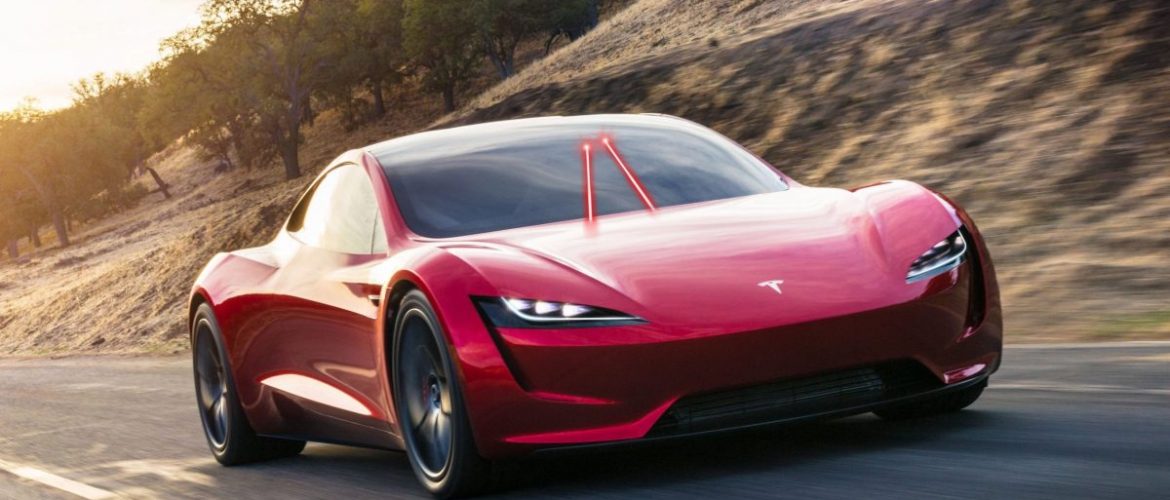 Tesla við lasara viskarum!